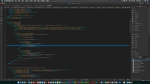 Mengedit markup language pada dokumen HTML