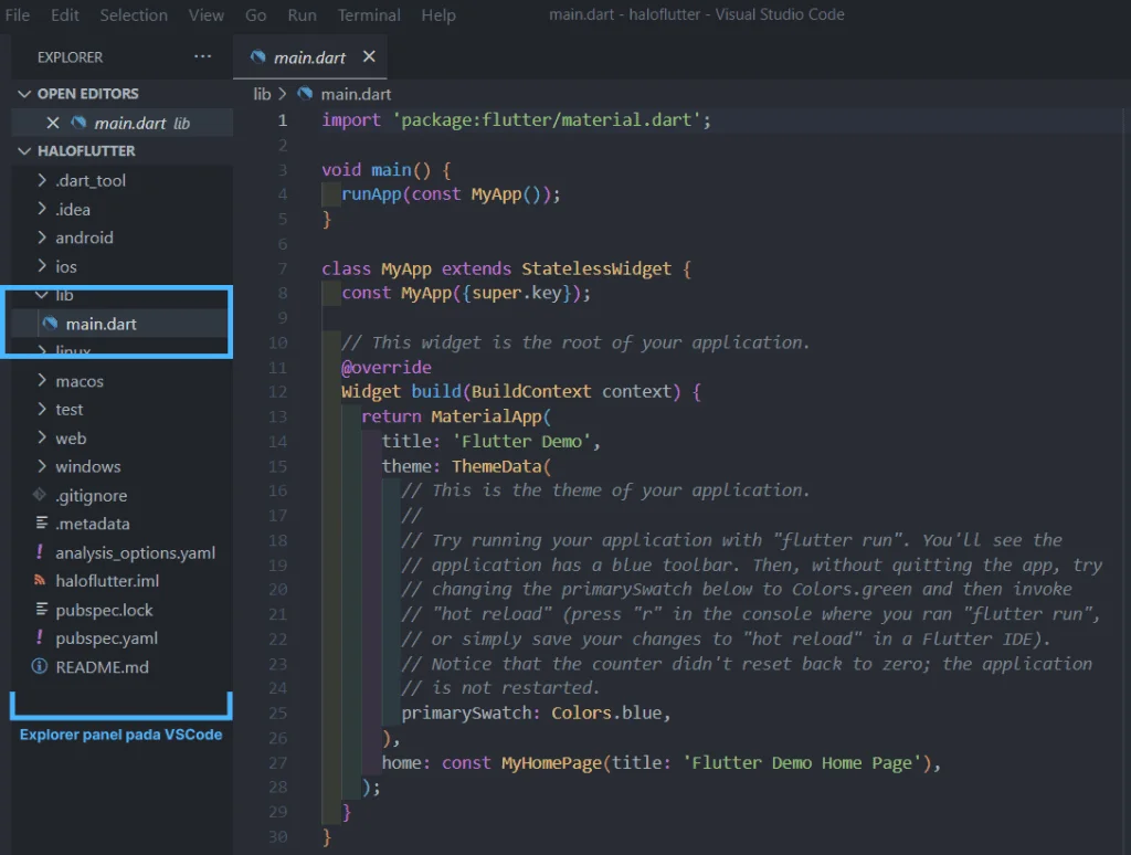 Installasi & Menjalankan Flutter di Visual Studio Code – Artikel Damas