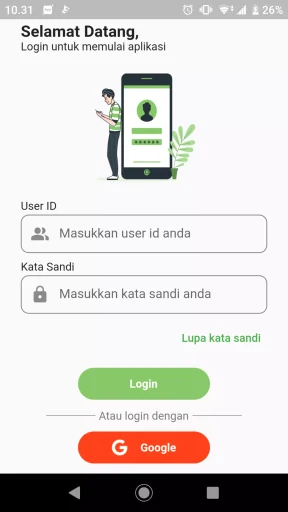 Tangkapan layar portofolio pembuatan website dan aplikasi, dengan nama project RISET KELAPA NON STANDAR MOBILE yang pernah dibuat oleh PT Nextgen Inovasi Indonesia