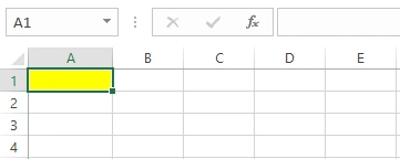 Setelah menghapus isi sel Excel, background warna tetap ada