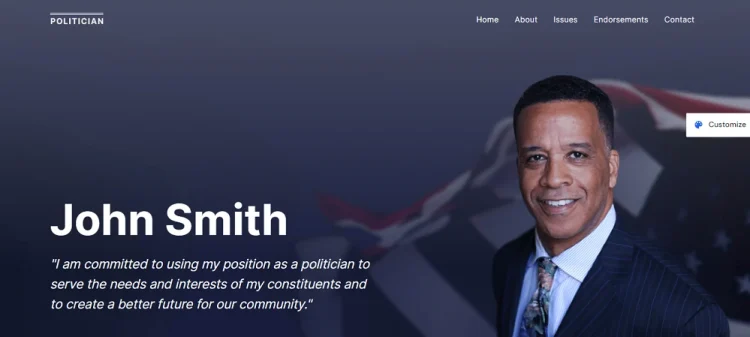 Tampilan tema wordpress untuk blog pribadi Astra