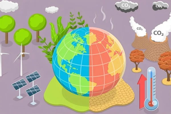 ilustrasi pemanasan global