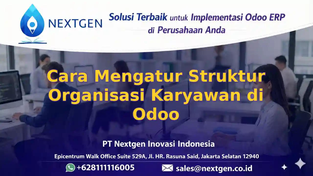 02 - Cara Mengatur Struktur Organisasi Karyawan di Odoo