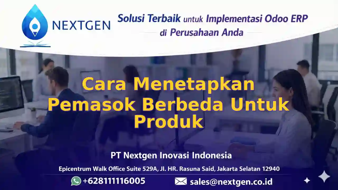  4 - Cara Menetapkan Pemasok Berbeda untuk Produk